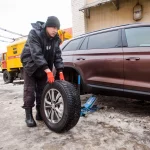Выездной шиномонтаж грузовой в Москве